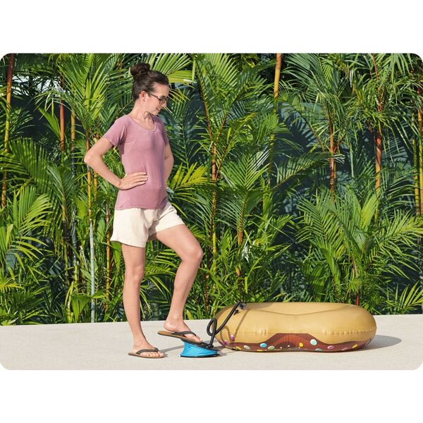 Bestway Pompka nożna 23cm niebieska (B62023)