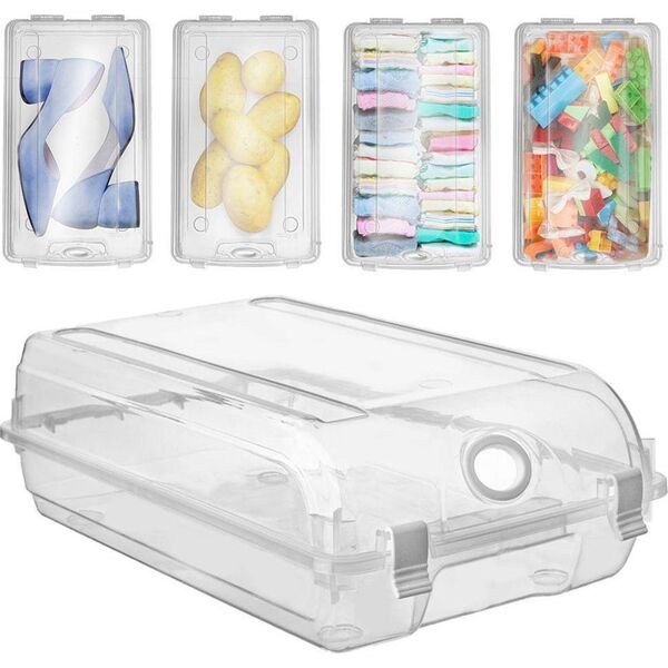 Orion Pojemnik organizer pudełko zamykane na buty obuwie do przechowywania butów 33x19 cm