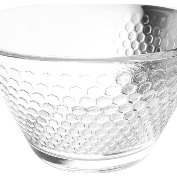 Excellent Houseware Miska szklana salaterka miseczka okrągła zestaw misek szklanych salaterek 3 szt. 300 ml