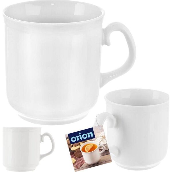 Orion Kubek porcelanowy biały 400 ml
