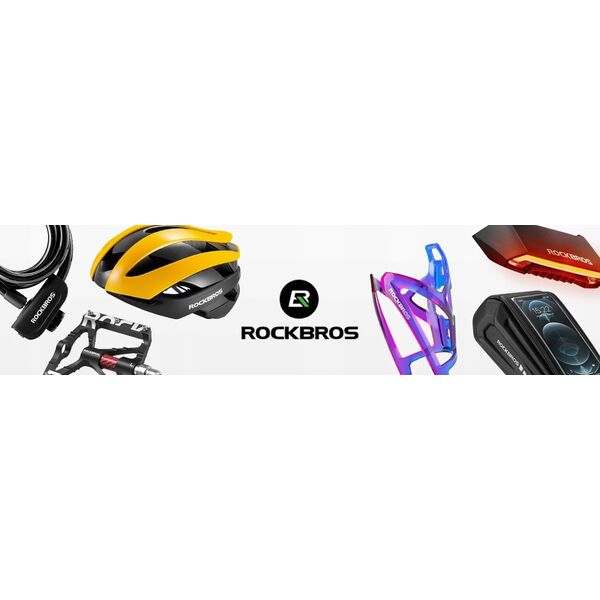 RockBros Kask rowerowy uniwersalny regulowany rozmiar L niebiesko-biały ROCKBROS