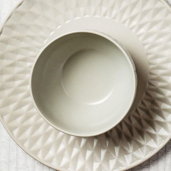 NAVA Miska miseczka salaterka ceramiczna SOHO Classic SZARA na płatki sałatki surówki budyń zupę 14 cm 700 ml