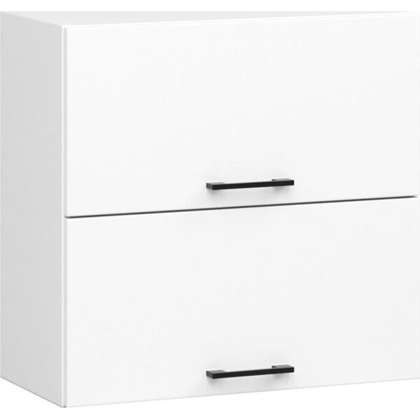 Fabryka Mebli Akord Wisząca podwójna szafka kuchenna Oliwia W 60 cm biała