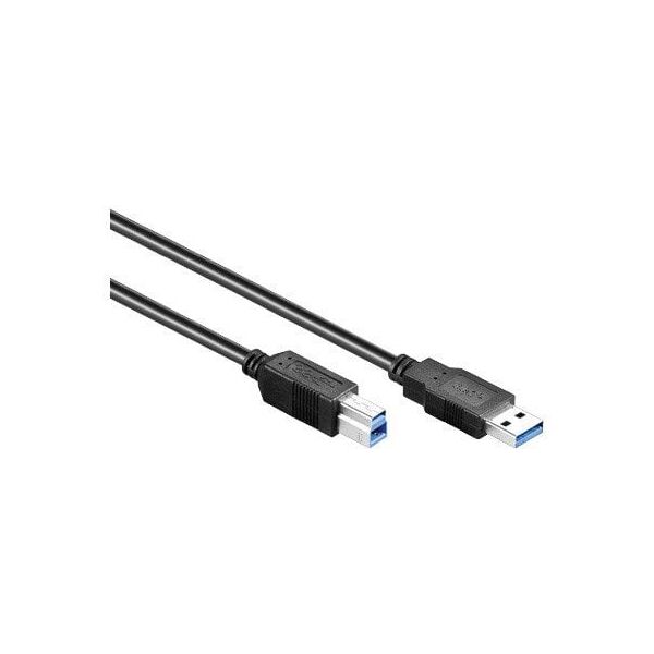 Alcasa 2710-S05 kabel USB USB 3.2 Gen 1 (3.1 Gen 1) 5 m USB A USB B Czarny