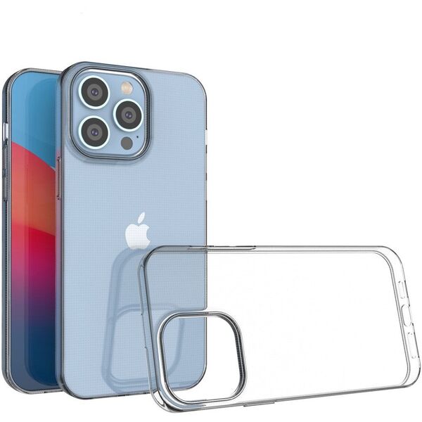 Żelowy pokrowiec etui do iPhone 14 Pro Max Ultra Clear 0.5mm - przezroczysty HURTEL