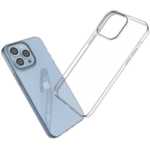 Żelowy pokrowiec etui do iPhone 14 Pro Max Ultra Clear 0.5mm - przezroczysty HURTEL