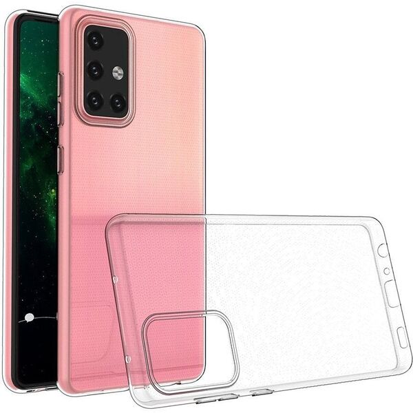 Żelowy pokrowiec etui Samsung Galaxy A73 Ultra Clear 0.5mm - przezroczysty HURTEL