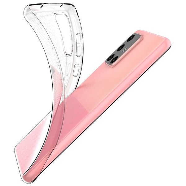 Żelowy pokrowiec etui Samsung Galaxy A73 Ultra Clear 0.5mm - przezroczysty HURTEL