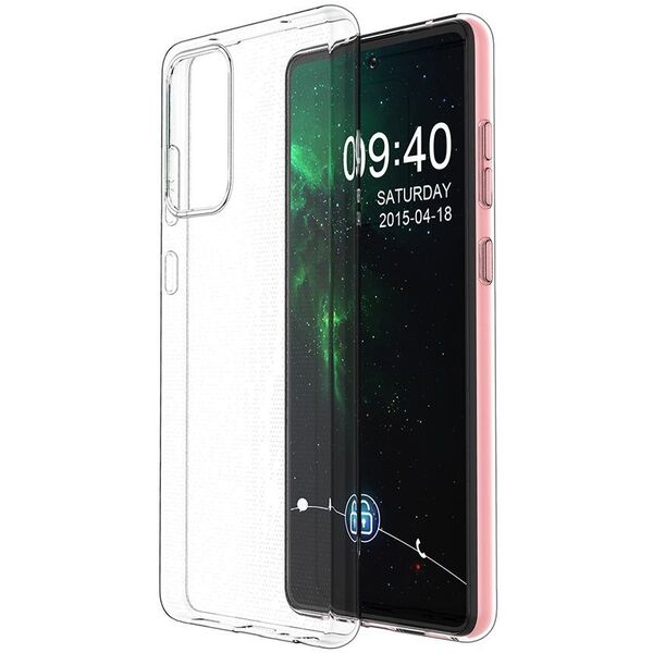 Żelowy pokrowiec etui Samsung Galaxy A73 Ultra Clear 0.5mm - przezroczysty HURTEL