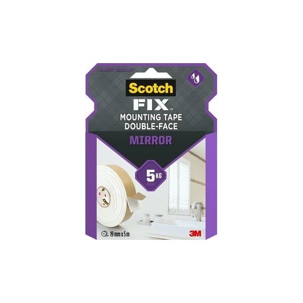 3M 3M Scotch Taśma Montażowa Mirror Dwustronna Do Luster i Łazienki 5m...