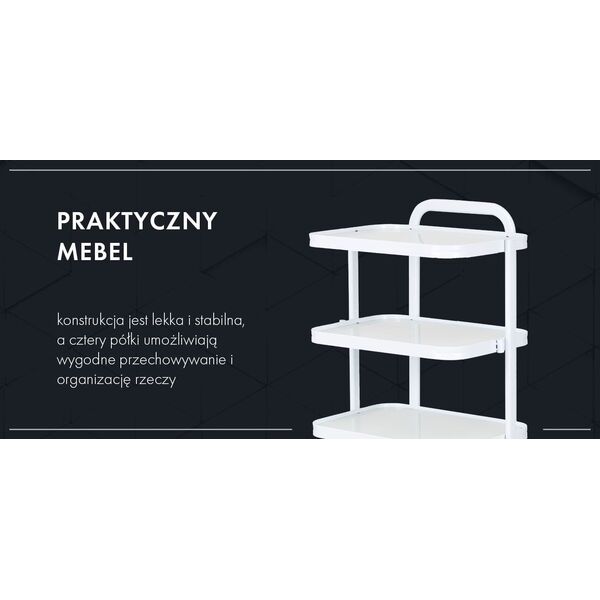 Stolik Kosmetyczny Giovanni H6702 Biały