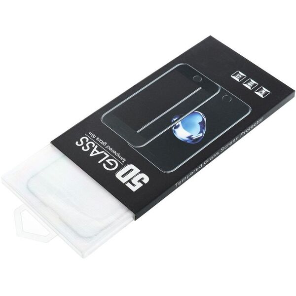 5D Full Glue Tempered Glass - do iPhone 15 czarny