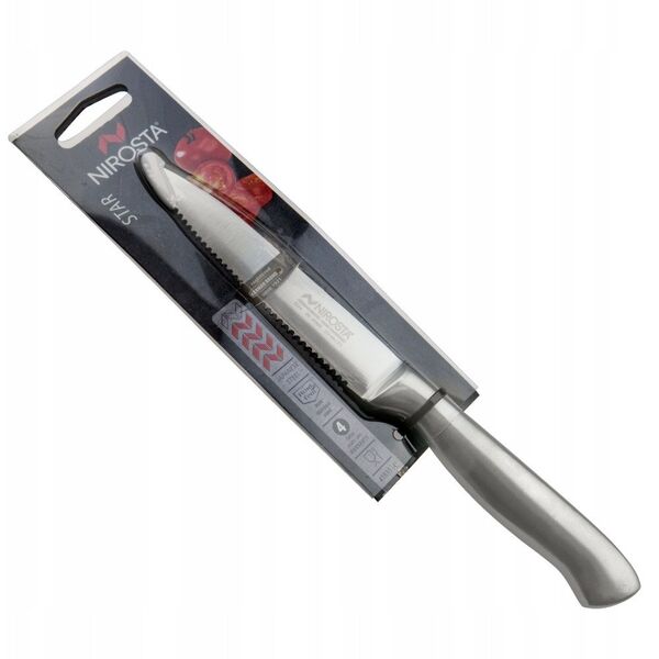 KITCHEN KNIFE. SERRATED 12 CM STAR