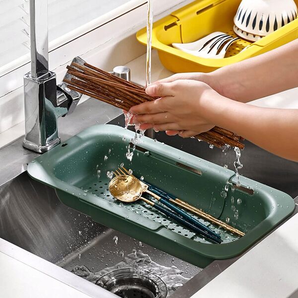 EXTENDABLE SINK COLANDER 20X34.5X47.5CM