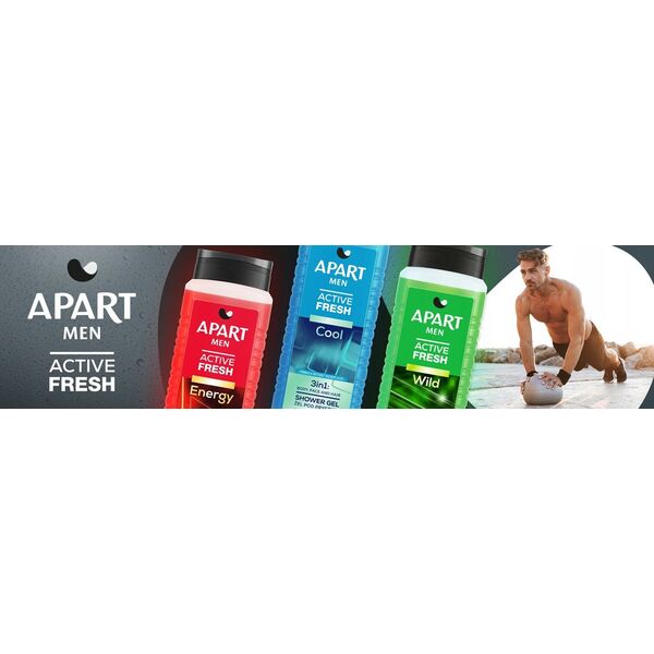 APART NATURAL_Men Active Fresh żel pod prysznic Wild 500ml