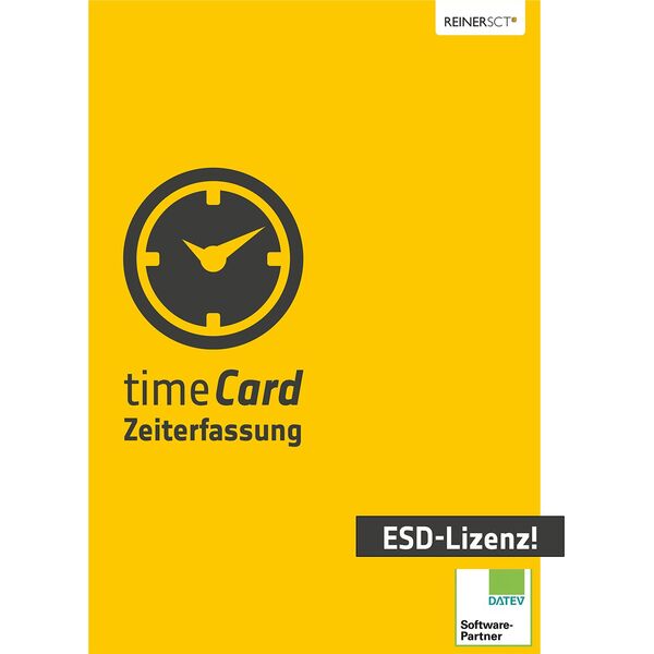 REINERSCT timeCard 10 Zeiterfassung Jahreslizenz fuer 10 Mitarbeiter