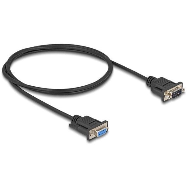 DeLOCK Kabel szeregowy RS-232 D-Sub9 męski na żeński 1 m