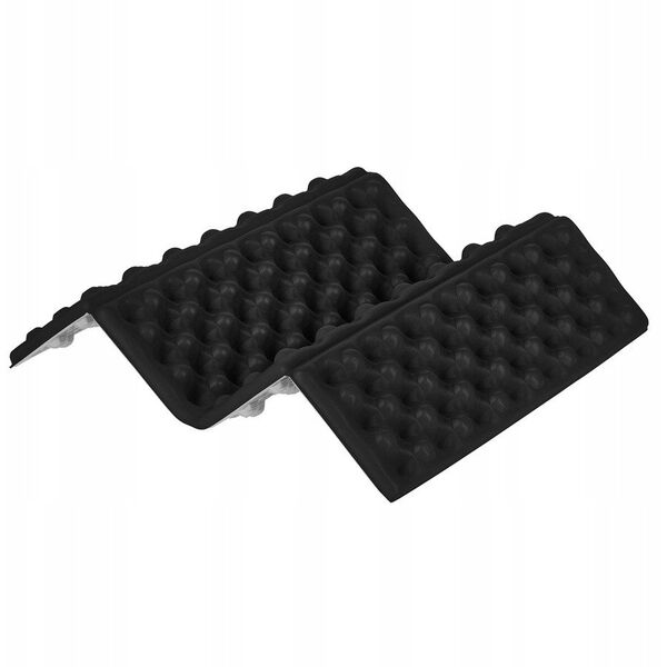 NC17105 MATA KEMPINGOWA DO SIEDZENIA Z PODBICIEM ALUMINIOWYM +IXPE 40 CM CZARNA NILS CAMP