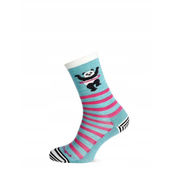 Skarpety merino damskie Darn Tough Animal Haus Crew Lightweight - lagoon rozmiar: S