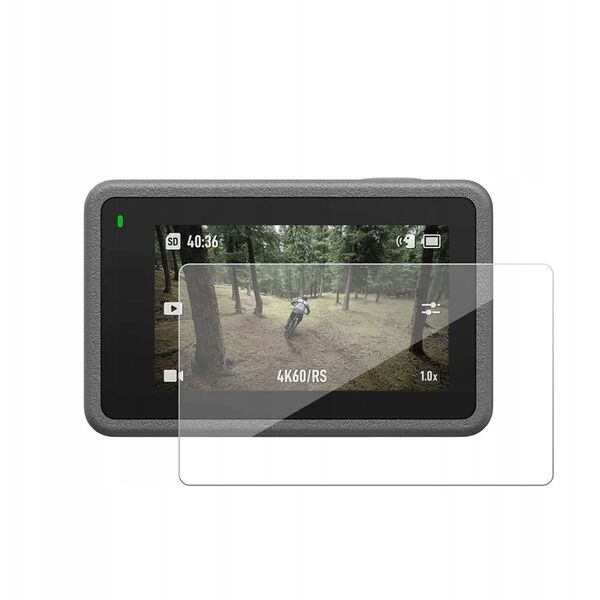 TELESIN Ochronne Szkło HARTOWANE 2.5D do Kamery Sportowej DJI Action 4 / 3