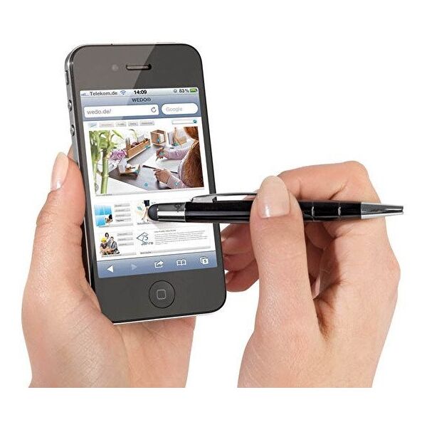 WEDO Touchpen Mini KS und Eingabestift schwarz