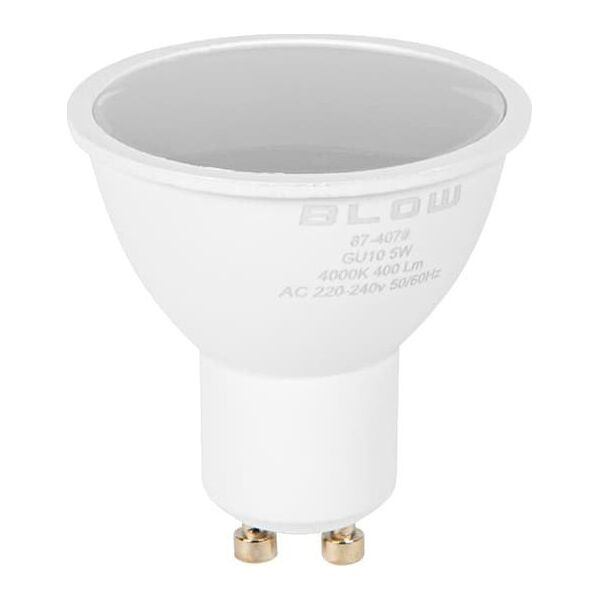 Blow 87-407# Żarówka led  gu10 5w 230v b.neutralna