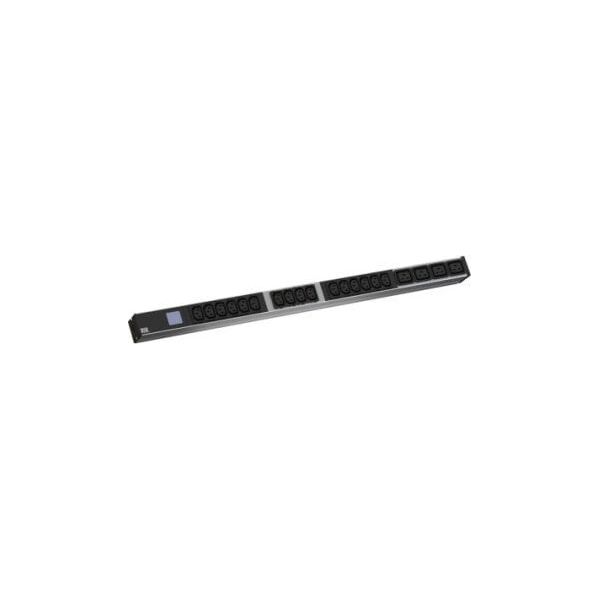 Bachmann BACHMANN BN0500 19 PDU 1HE 16xC13 4xC19, pomiar mocy, złącze CEE 16A, niebieski