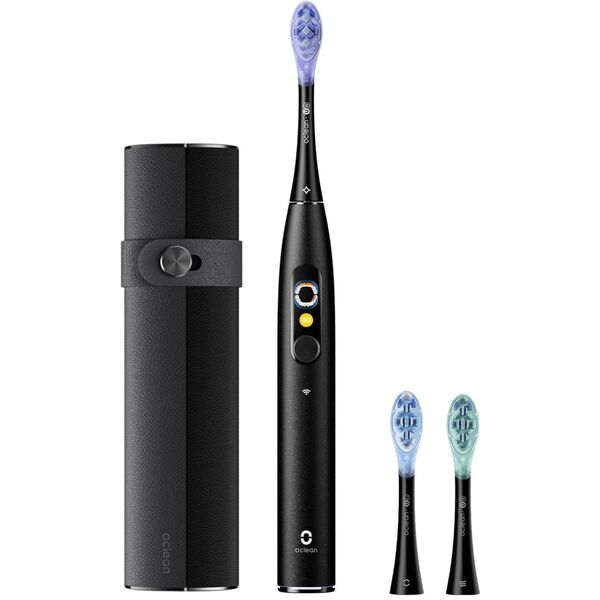 Ηλεκτρικές οδοντόβουρτσες Oclean X Ultra 20 S Duo Set για δύο, μαύρο και πράσινο