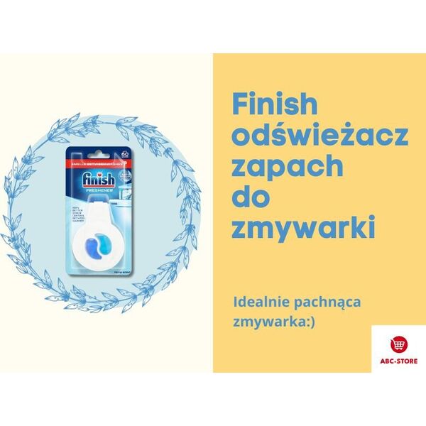Finish zapach do zmywarki odświeżacz usuwa nieprzyjemne zapachy 1 szt 4ml