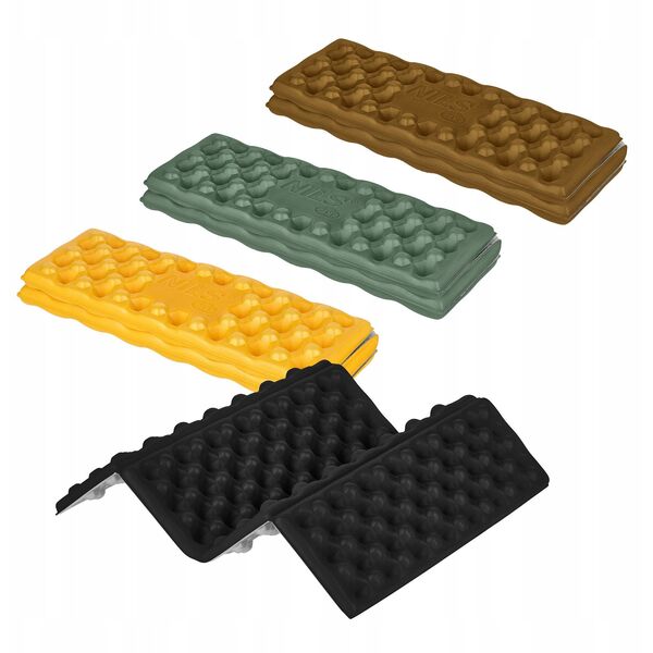 NC17105 MATA KEMPINGOWA DO SIEDZENIA Z PODBICIEM ALUMINIOWYM +IXPE 40 CM ŻÓŁTA NILS CAMP