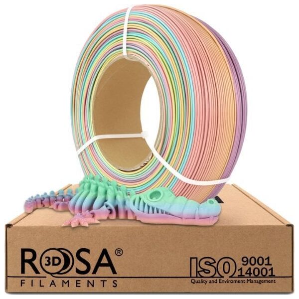 ROSA3D Filament ROSA3D Refill PLA Rainbow Pastel 1,75mm 1kg