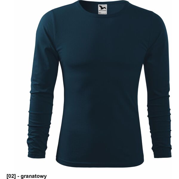 MALFINI Fit-T LS 119 - ADLER - Koszulka męska, 160 g/m2 - granatowy XL