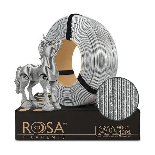 Filament Rosa3D ReFill PLA Galaxy 1,75mm Brillant Silver 1kg