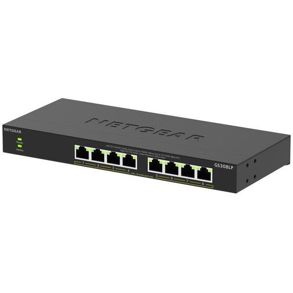 Netgear Switch 8 θύρες PoE Gigabit Μη Διαχειριζόμενο GS308LP