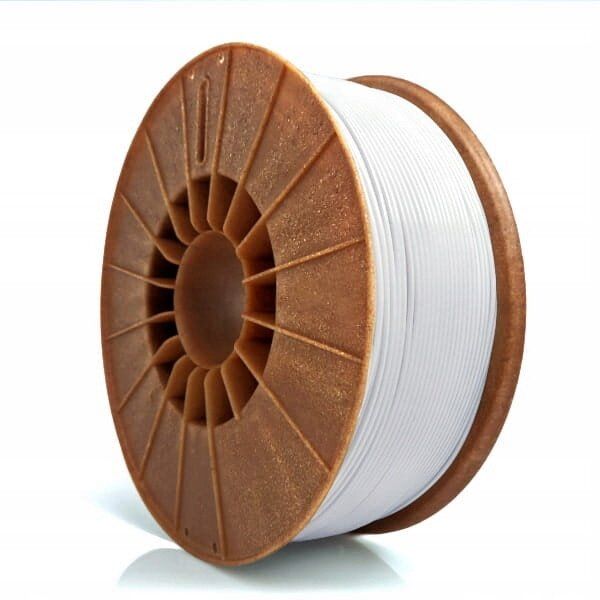 3D plastikas ABS+ balta 1.75mm 1kg Rosa3D