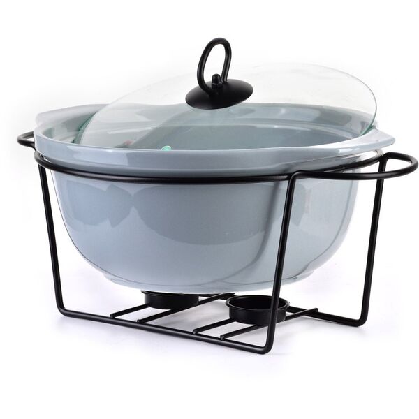 ΣΥΓΧΡΟΝΗ ΚΟΥΖΙΝΑ Naczynie z podgrzewaczem2,4l 29x24,3xH10,5cm