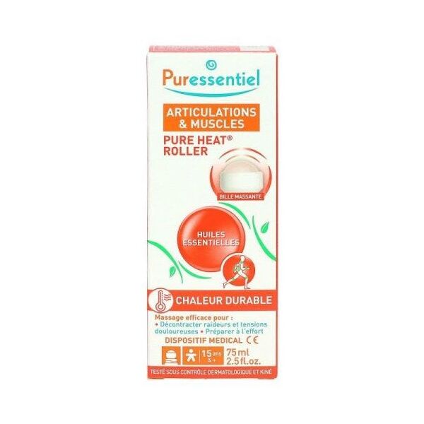 Puressentiel, Pure Heat, Αιθέρια Έλαια, Roll-On Λάδι Σώματος, Για Αρθρώσεις & Μύες, 75 ml Unisex