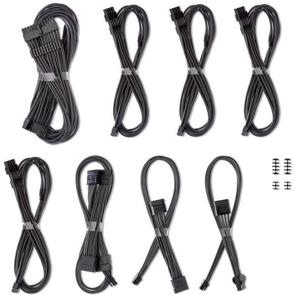 CableMod C-Series Pro ModMesh Kabelset fr Corsair RMi, RMx und RM Netzteile - carbon