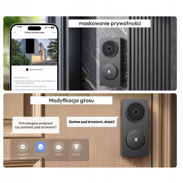 SMART HOME G410 DOORBELL CAM/HUB WHITE CH-C09D-W AQARA