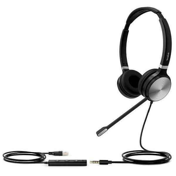 Yealink UH34 SE Stereo/Dual UC USB-A Zestaw słuchawkowy Przewodowa Opaska na głowę Połączenia/muzyka USB Typu-A Czarny