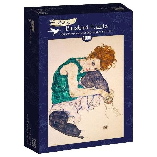 Bluebird Puzzle Puzzle 1000 Siedząca kobieta, Egon Schiele, 1917