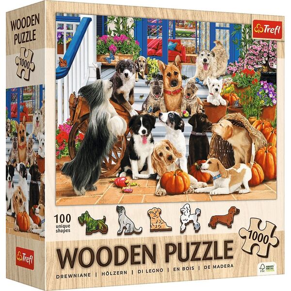 PUZZLE DREW 1000EL TREFL PSIA PRZYJAZN PU6