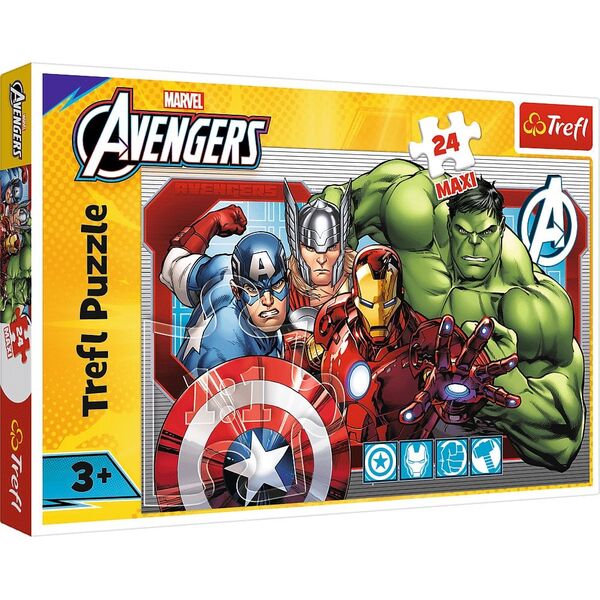 PUZZLE 24EL TREFL MAXI AVENGERS SPRAWIEDLIWI PU8
