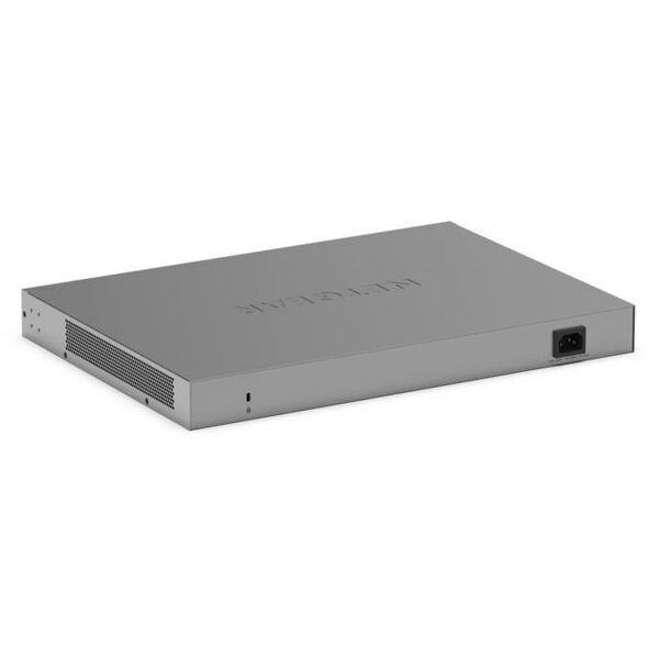 NETGEAR GS748PP - Switch - unmanaged - 24 x 10/100/1000 + 24 x 10/100/1000 (PoE+) - Desktop, wandmontierbar - PoE+ (380 W)