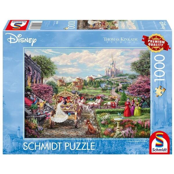Puzzle PQ 1000 Thomas Kinkade Kopciuszek Disney G3