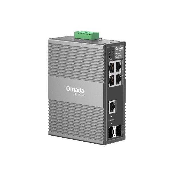 Omada IES206G6-Port Gigabit Industrial Easy Managed Switch