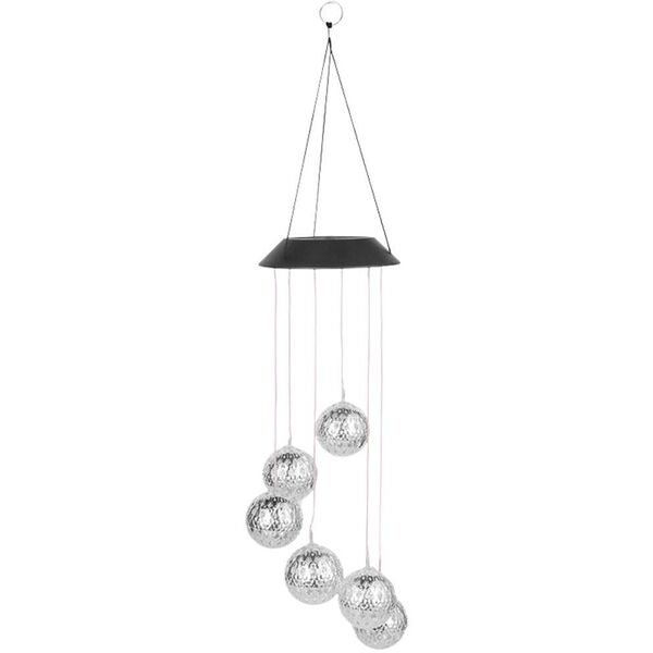 Lampki Solarne Ogrodowe LED Dzwonki Kule Marokańskie 70cm