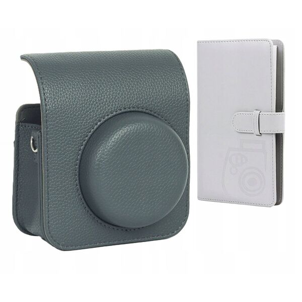 Futerał Etui Pokrowiec Do Fuji Fujifilm Instax Mini 41+ Album Na 96 Zdjęć / Szary