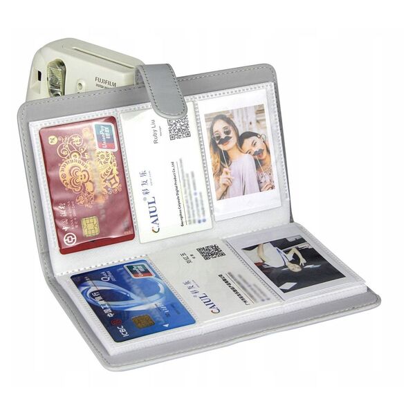 Futerał Etui Pokrowiec Do Fuji Fujifilm Instax Mini 41+ Album Na 96 Zdjęć / Szary