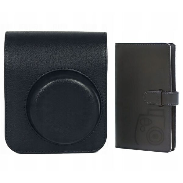 Futerał Etui Pokrowiec Do Fuji Fujifilm Instax Mini 41 + Album Na 96 Zdjęć / Czarny